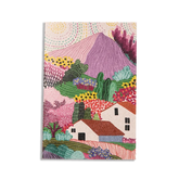 Petit carnet avec lignes en papier recyclé I Plusieurs illustrations